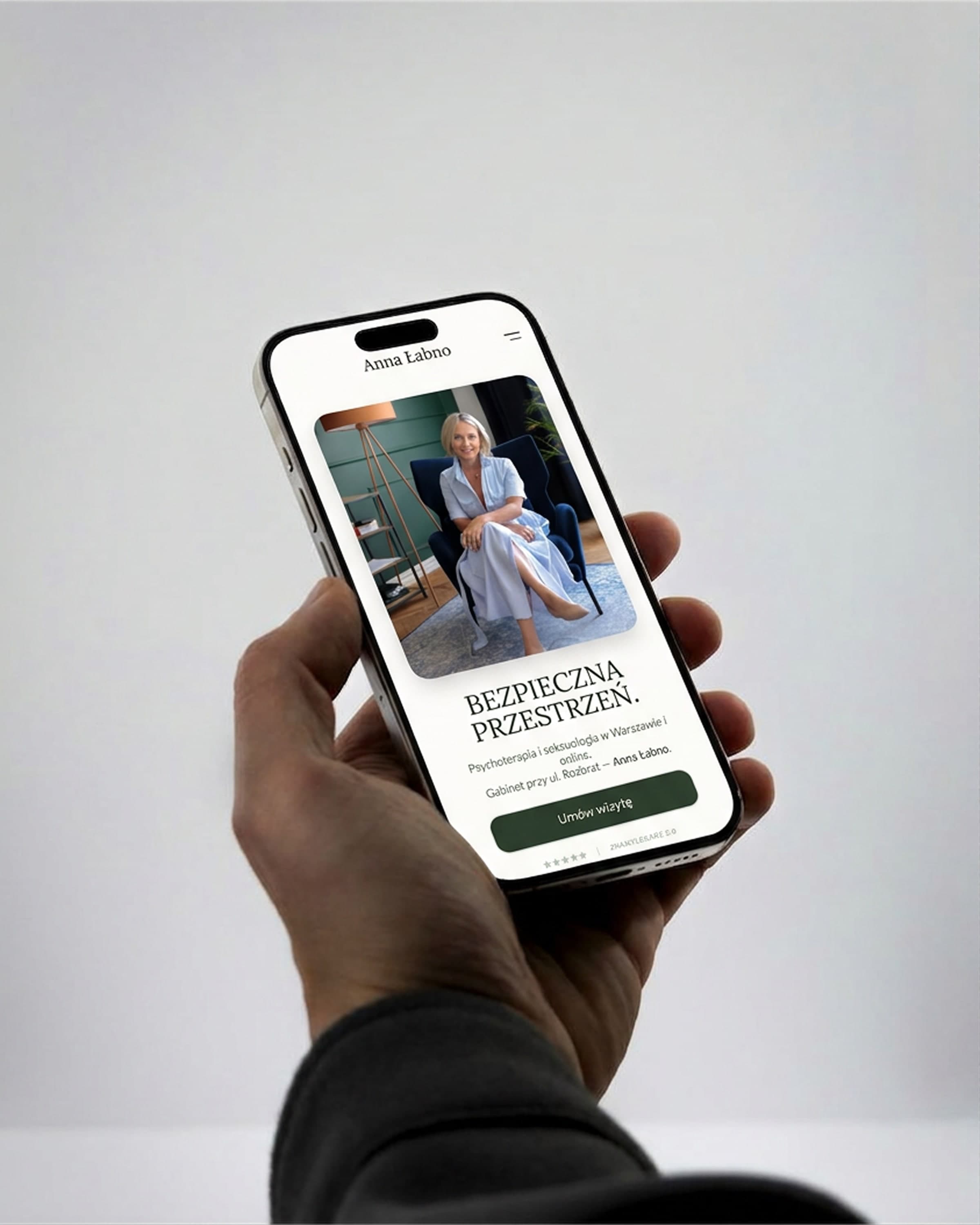 Anna Łabno — mobile homepage
