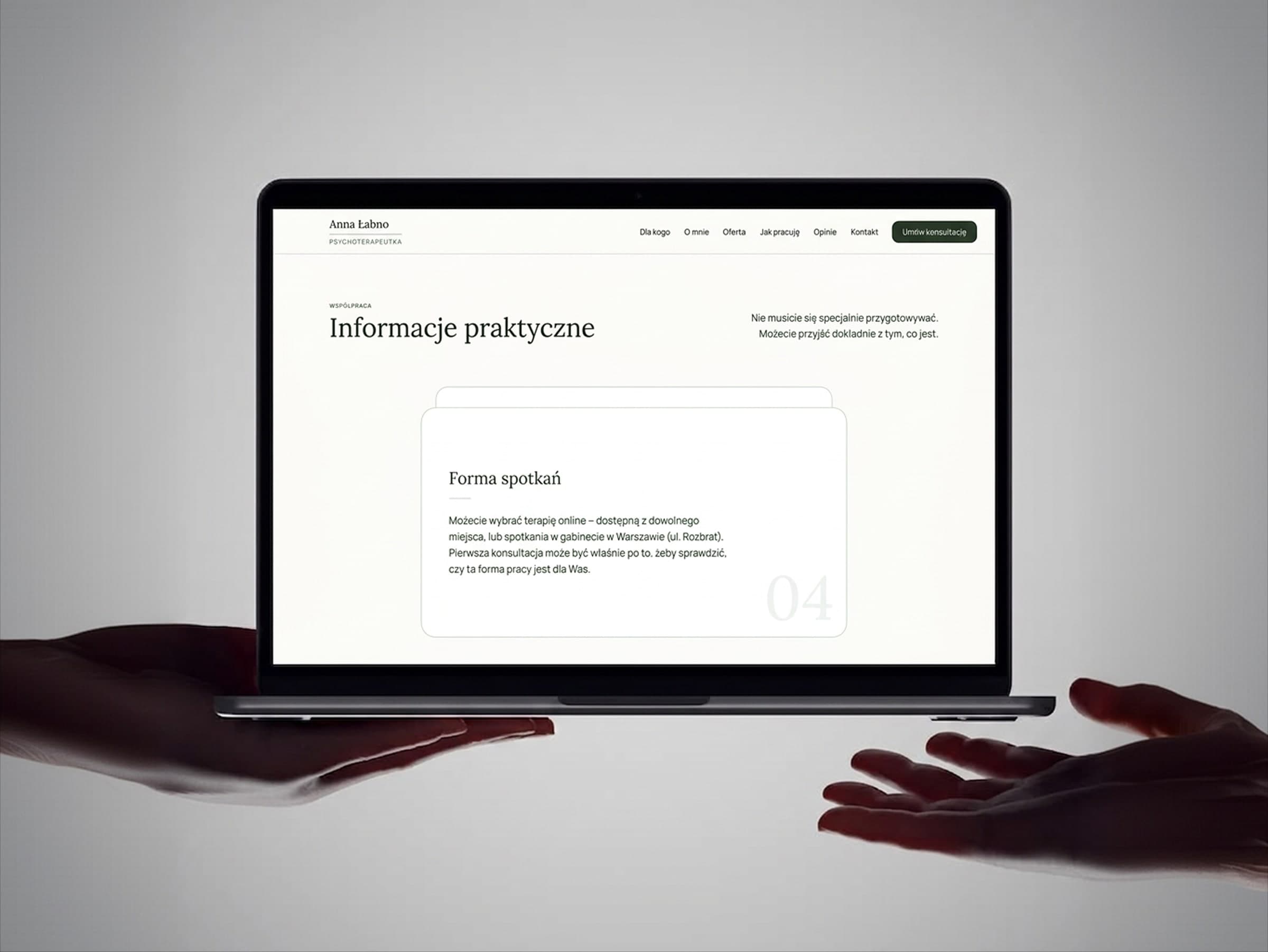 Anna Łabno — practical info