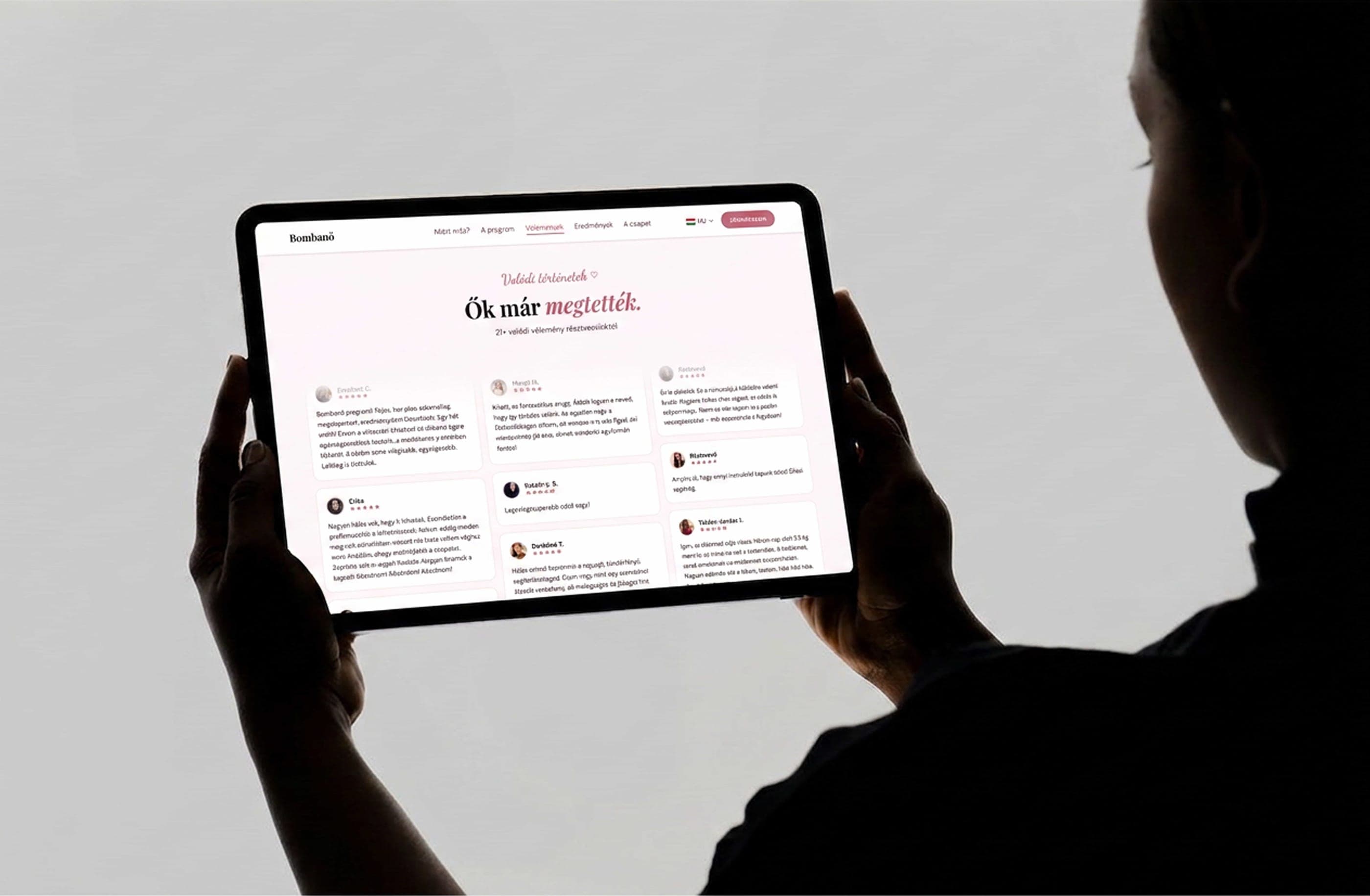 Bombanő — contact page