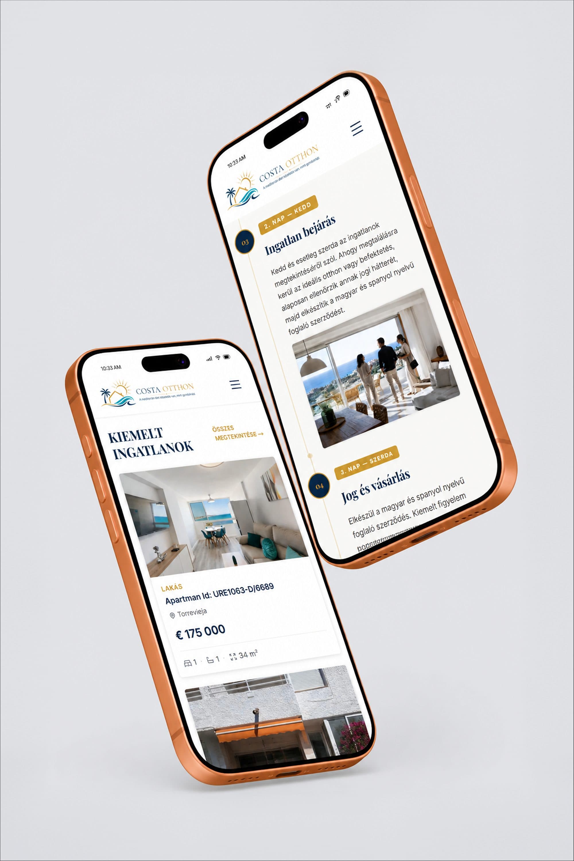 Costa Otthon — mobile pages