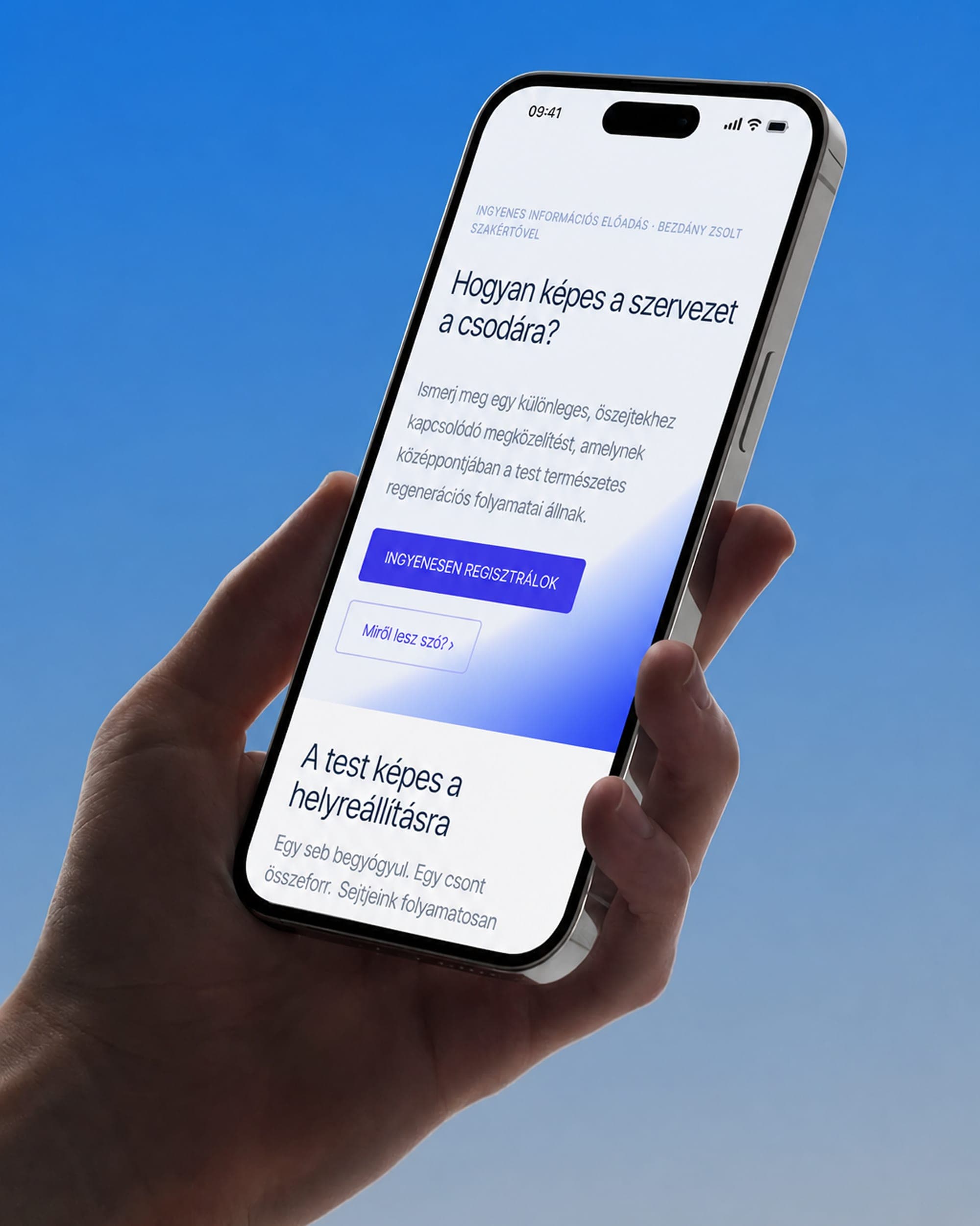 Őssejt Előadás — mobile